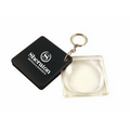 Square Magnifier w/ Key Chain